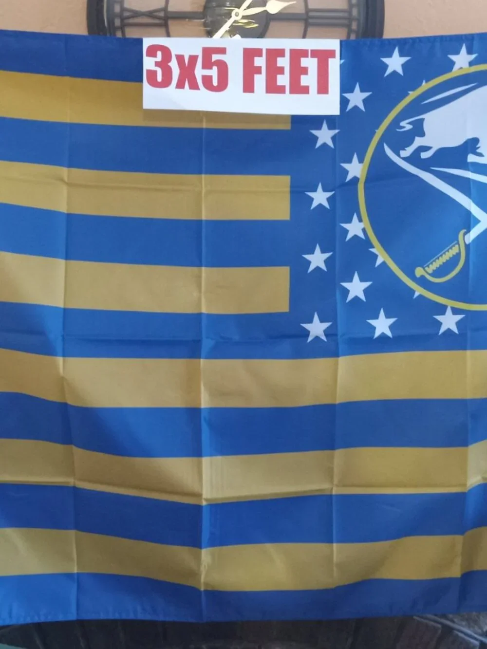 Buffalo Sabres Stars & Stripes NHL 3X5 Feet Flag Banner Pole or Wall Decor